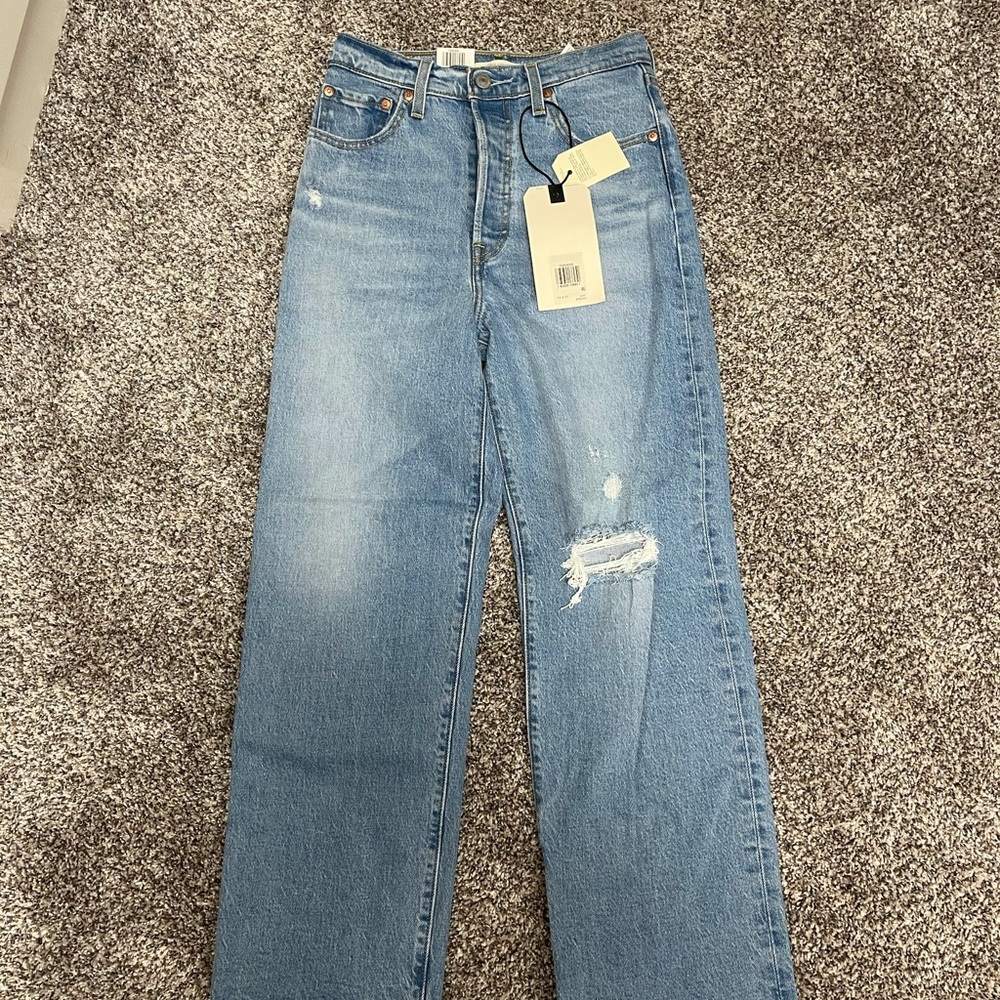 Levi’s ribcage straight jeans